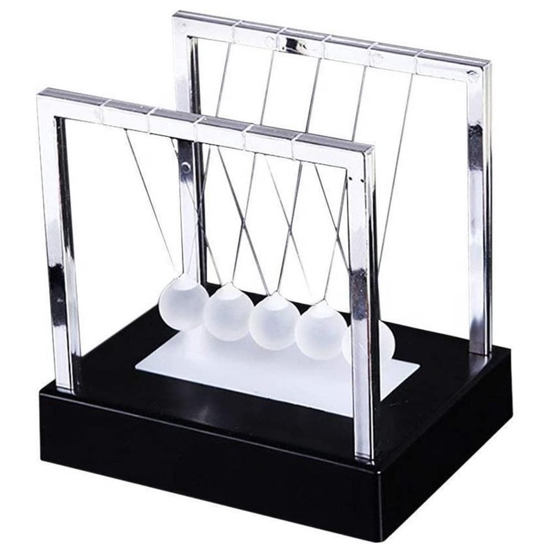 Newtons Cradle Balls Swinging Magnetic Science Physics Desk Toy For Home Office gallery