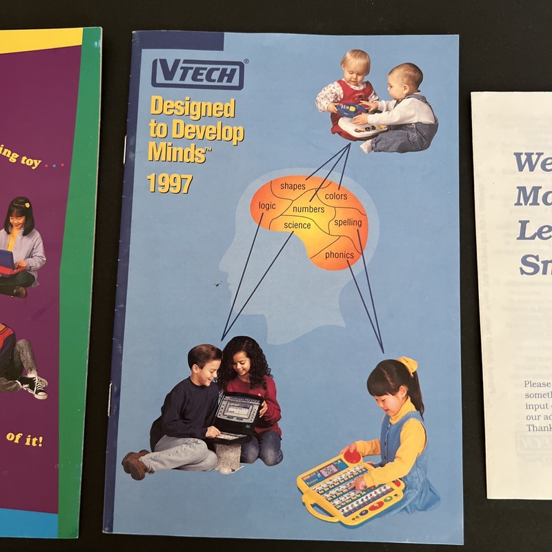 VINTAGE VTECH TALKING WHIZ KID USER MANUAL 1990s Warranty Promotional Materials gallery