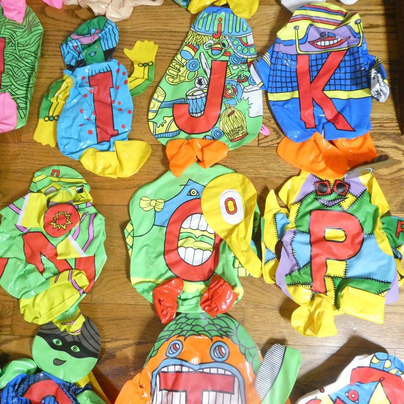 Letter People Huggables Complete Set Inflatable Alphabet A-Z Box 1996 Abrams Vtg gallery