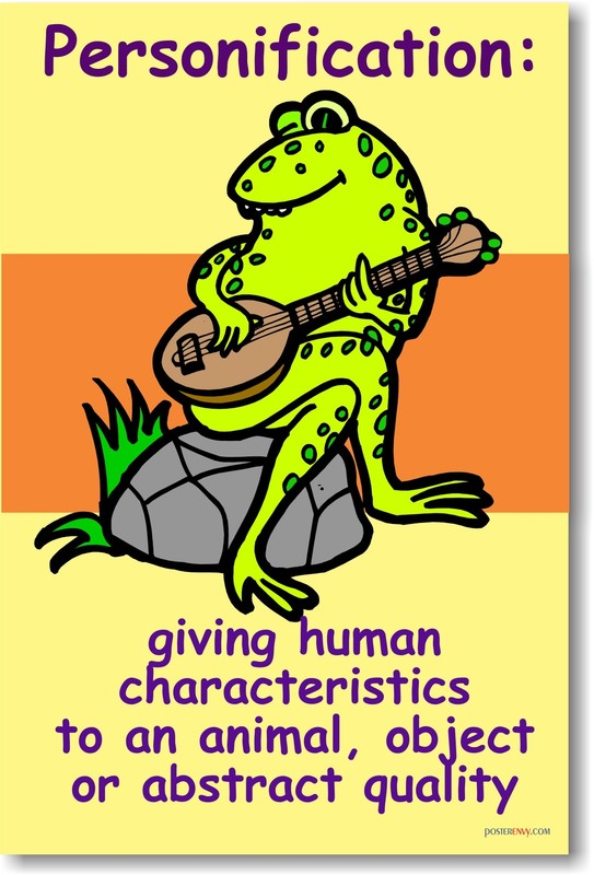 Personification – Metaphor Language Arts English School Classroom POSTER