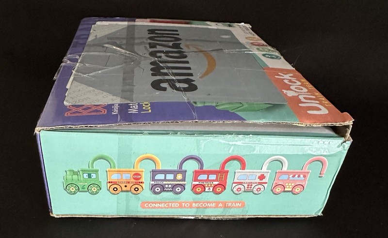 Joyreal Unlock Train Team, Lock & Key Montessori Toys, Set of 6 gallery