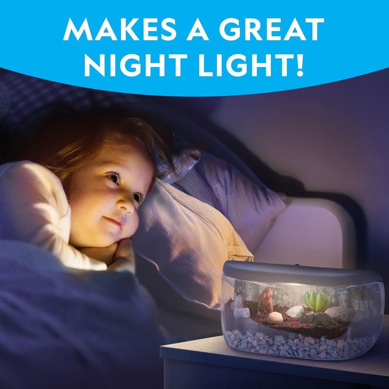 National Geographic Light Up Terrarium Kit for Kids - Build a Dinosaur Habita... gallery