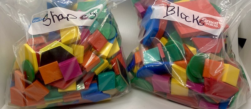 Pattern Blocks Learning Mathematics Shapes Colors Patterns Counting Sorting Fun