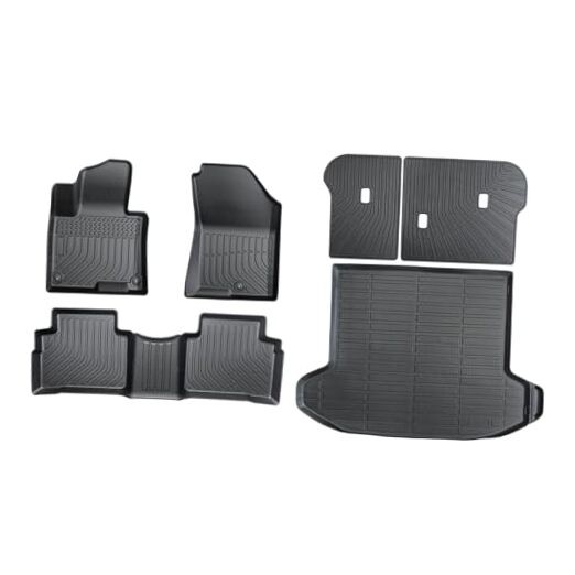 All-Weather TPE Car Floor Mats & Cargo Mat Full Set 2023-2026 Sportage Gas 6pcs