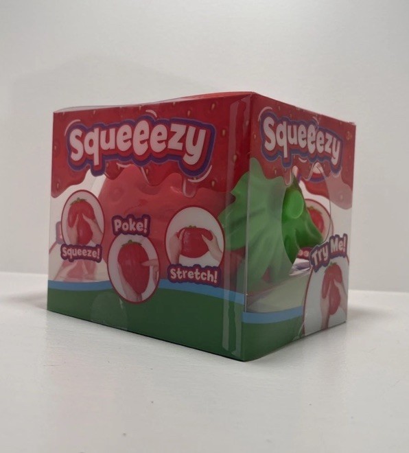 Sunny days JUMBO Squeezy Squeeezy Strawberry Squishy Toy Stress Relief Toy *NEW* gallery