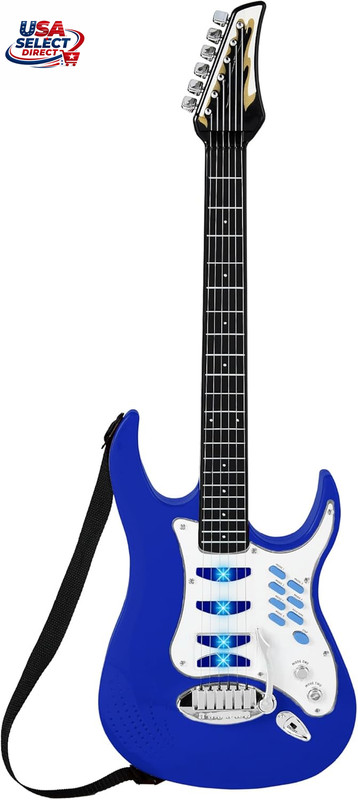 Kids Electric Guitar Set with Microphone & Amp - Interactive Musical Toy gallery