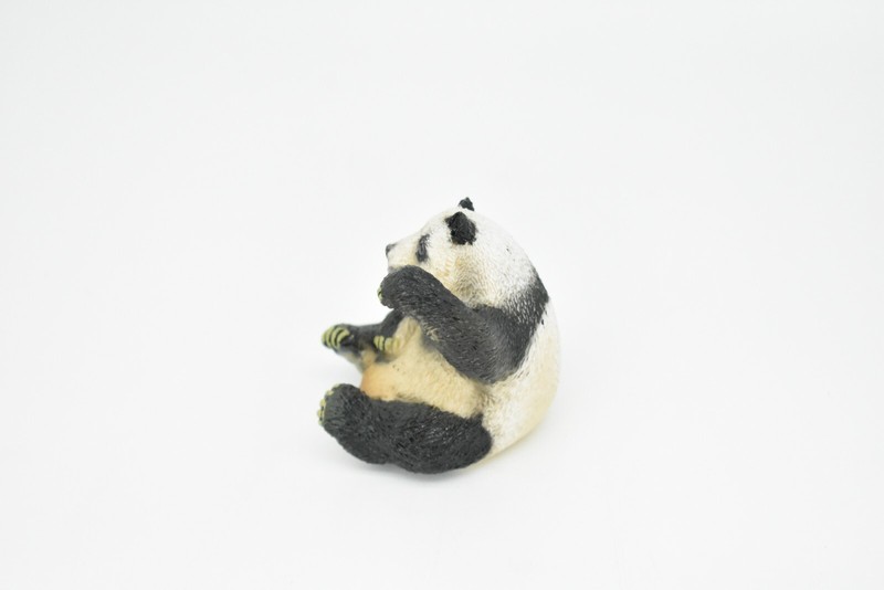 Panda Bear Toy, Figure Plastic Replica, Hand Painted 2 1/2 " CWG168 BB40 gallery