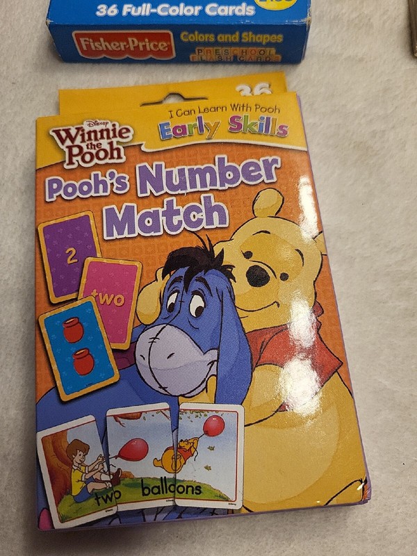Fisher Price Flash Cards Colors & Shapes and others Pooh Reader Rabbit gallery