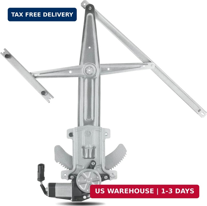 Front Driver Side Power Window Regulator with Motor Replacement for Chevy Colora