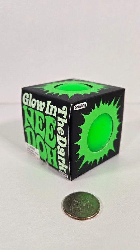 Schylling Needoh Glow in the Dark Green & Needoh Color Change Blue Squishy gallery
