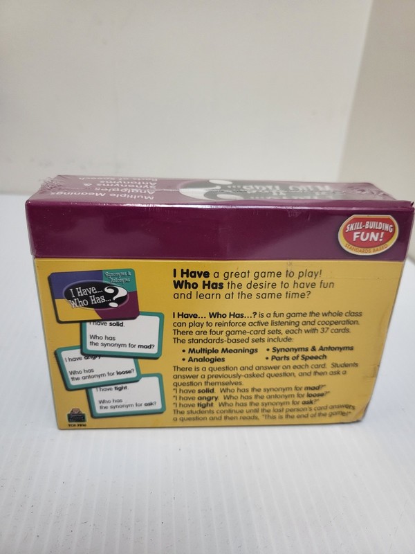 Teacher Created Resources I Have Who Has Language Arts Card Game - Grade 3-4 gallery