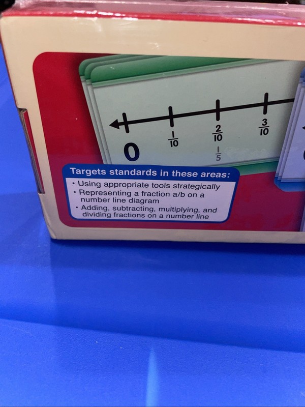 Classroom Set-3rd-5th Grade-Number Line Fractions Write & Wipe Boards 30-NEW gallery