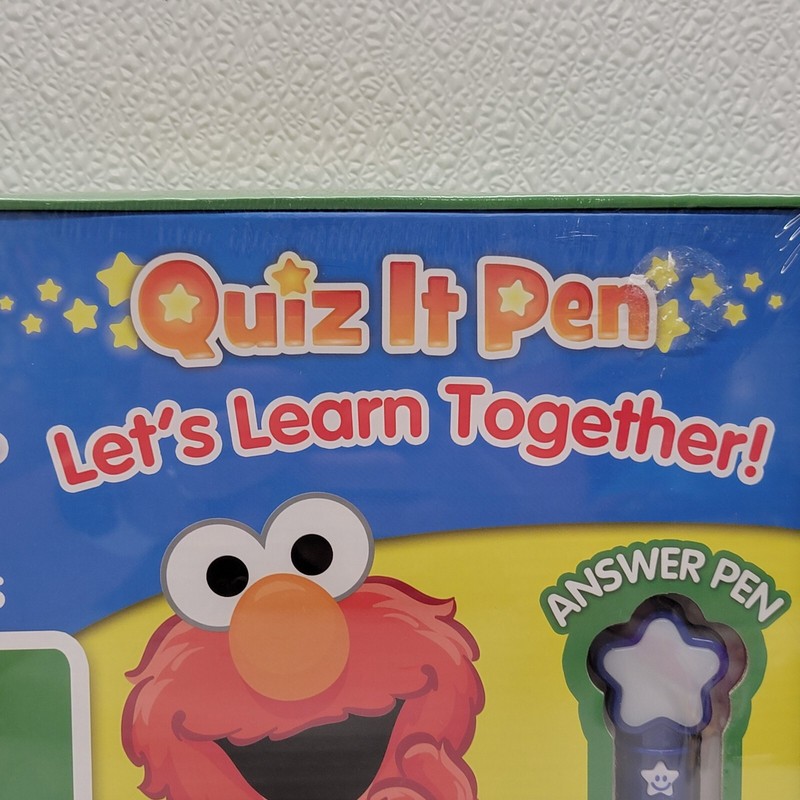 NEW Sesame Street Quiz It Pen 450 Questions & Answers - 4 Book Box Set Preschool gallery
