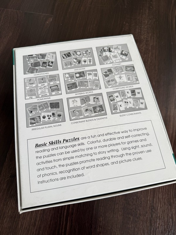Didax Basic Skills Puzzles Analogies Educational Resource 60 Piece Complete gallery