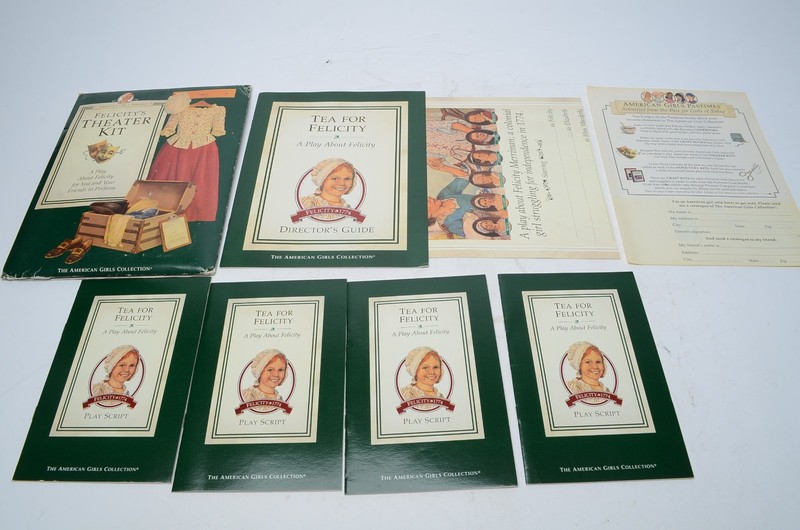 American Girl Theater Kits Lot 4 Kirsten Samantha Addy Felicity Plays Missing 1 gallery