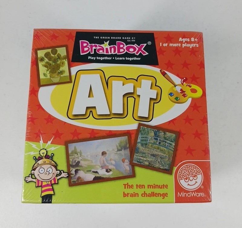 Brain Box Art Game 2011 Ages 8+ Rare Factory Sealed Mind Ware Memory Game