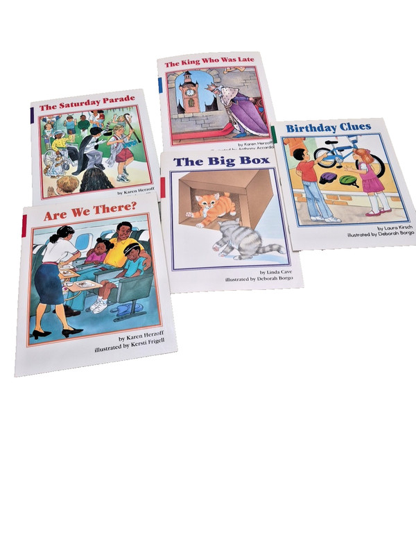 Vintage SRA Young Scholars Level C Early Reader Phonics Mini Books Set 5