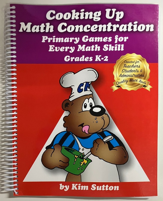 Cooking Up Math Concentration, Primary Games for Every Math Skill, K – 2 (NEW)