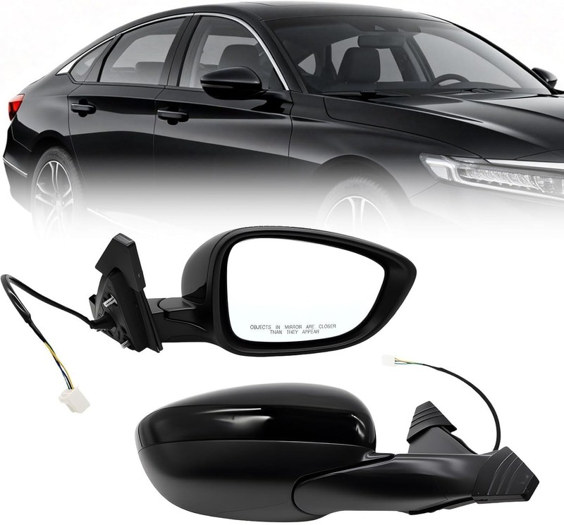 Right Passenger Side Mirror Assembly Compatible with Accord 2023 2024 2025 Po…