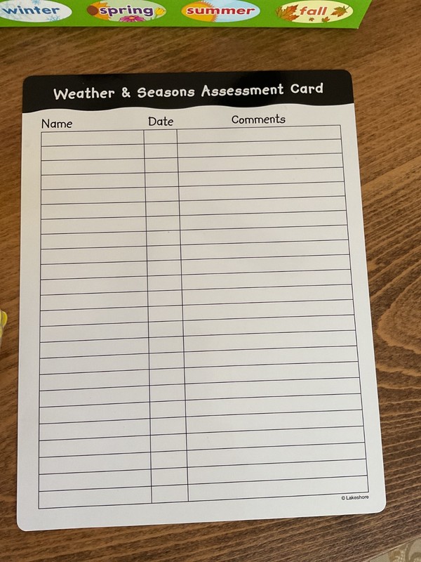 Lakeshore Instant Learning Center "Weather & Seasons" NIB gallery