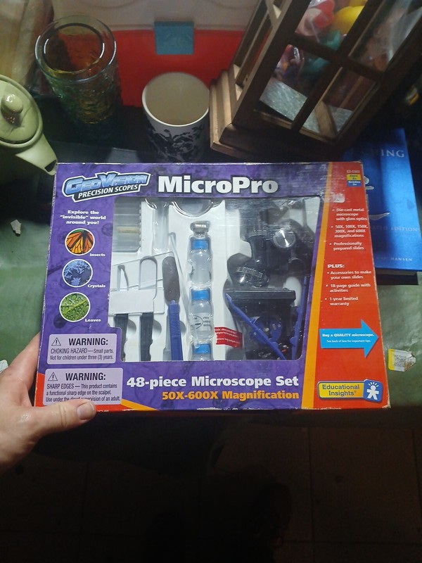 GEOVISION MICROPRO 48 PIECE MICROSCOPE LAB SET w/ Instruction Guide {NIP}