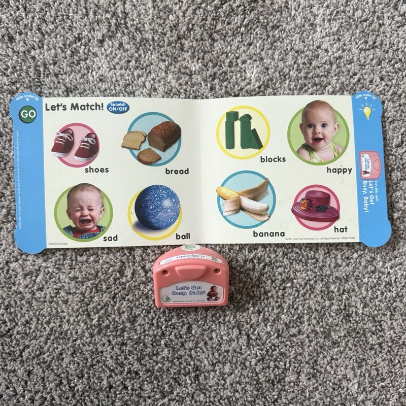 Leap Frog Infant & Toddler Lets Get Busy Baby Little Touch Game Cartridge