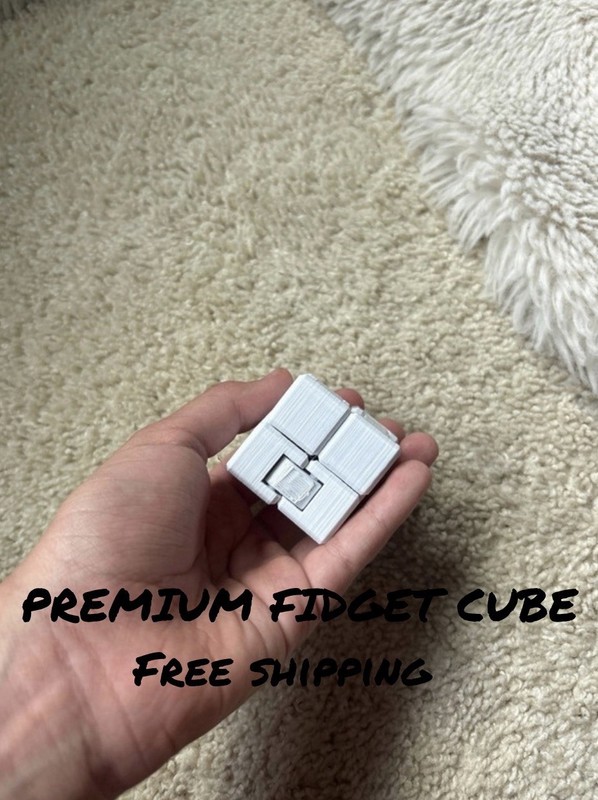 White Plastic Cube Brain Teaser Puzzle 2×2 Strategy Toy for Ages 8-16