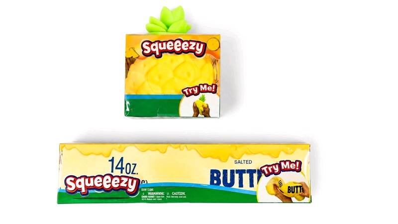 Sunny Days Butter/Pineapple Bundle Hard To Find Stretch Poke Squeeze Squish