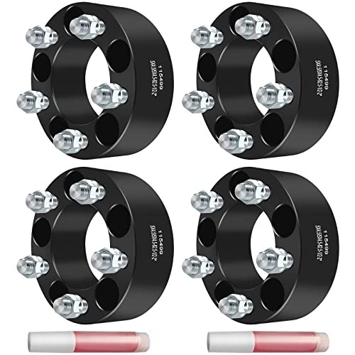ECCPP 2 inch 5×4.5 to 5×4.5 5 Lug Wheel Spacers 5×114.3mm 82.5mm 1/2 Studs Fits