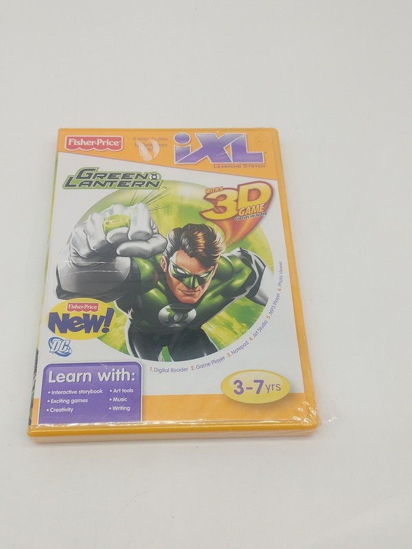 Fisher Price iXL Green Lantern 3D Game NEW! Factory Sealed!