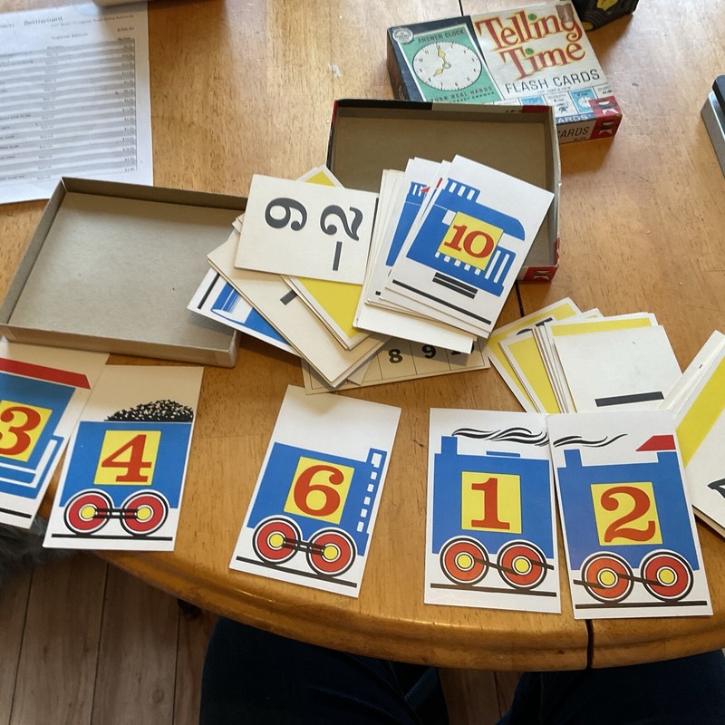 Vintage 1963 ED-U-CARDS Counting and Numbers Flash Cards Ages 4 to 8 Complete gallery