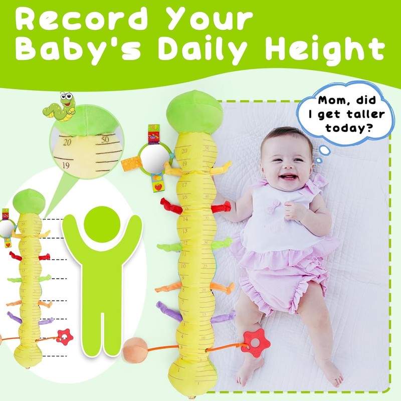 Baby Toys 0-3-6-12 Months, New Born Baby Boy Girl Gifts, Tummy Time Toys with Ba gallery