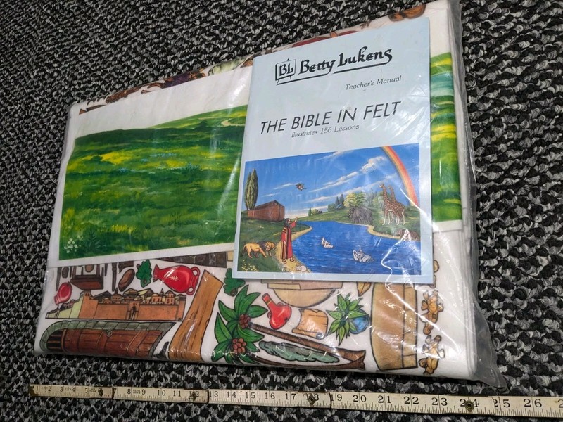 New Betty Lukens Through the Bible Felt 100s Pieces Sunday School-3 156 Lessons