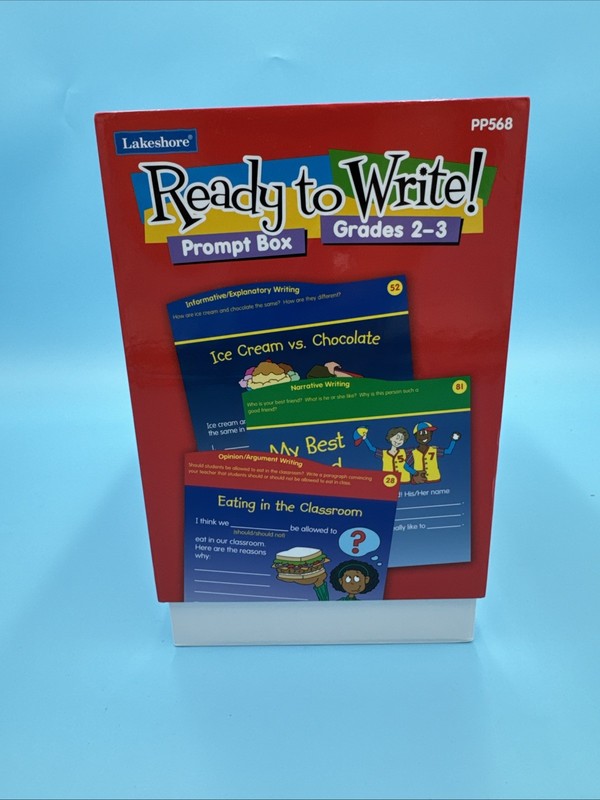 Lakeshore-Ready to Write! Prompt Box 100-Grades 2-3- PP568 gallery