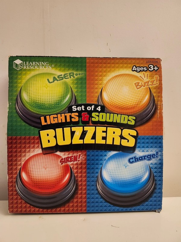Learning Resources Lights & Sounds Buzzers Various Sounds and Colors gallery