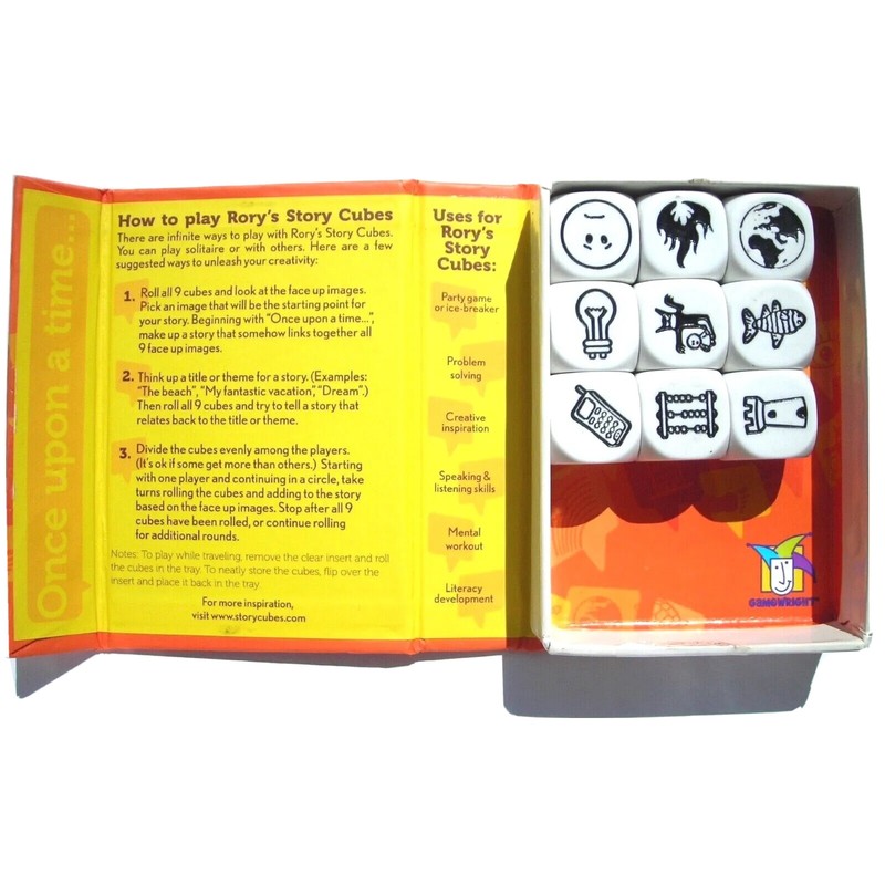 Rory's Story Cubes Storytelling Dice Game Gamewright Family Game Dr. Toy Winner gallery