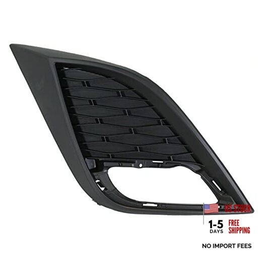 Front Right Passenger Side Bumper Fog Light Cover Trim Bezel Lamp Hole Grille