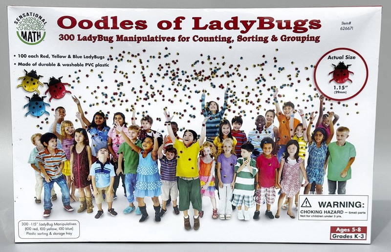 SEALED Educational Game “Oodles of Ladybugs” 300 big Bugs, Essential Learning