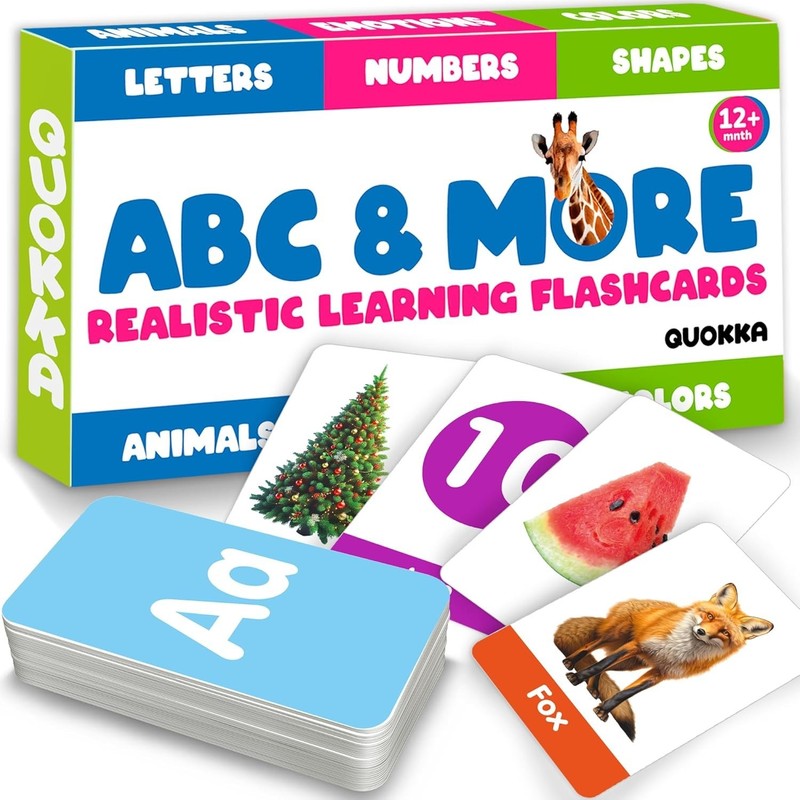 Interactive ABC Learning Flash Cards for Toddlers 2-4 – 60 Fun & Durable Cards gallery