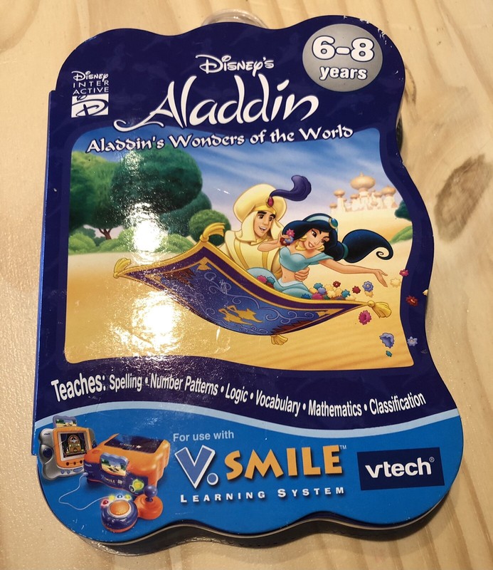 v smile learning Cartridge Aladdin’s Wonders Of The World