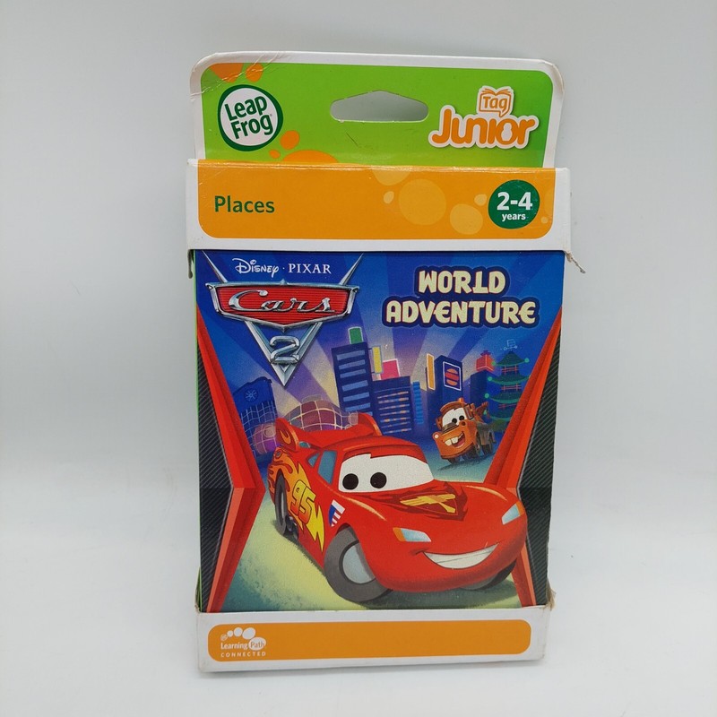 LeapFrog Tag Junior Book: Disney Pixar Cars 2 World Adventure Brand New
