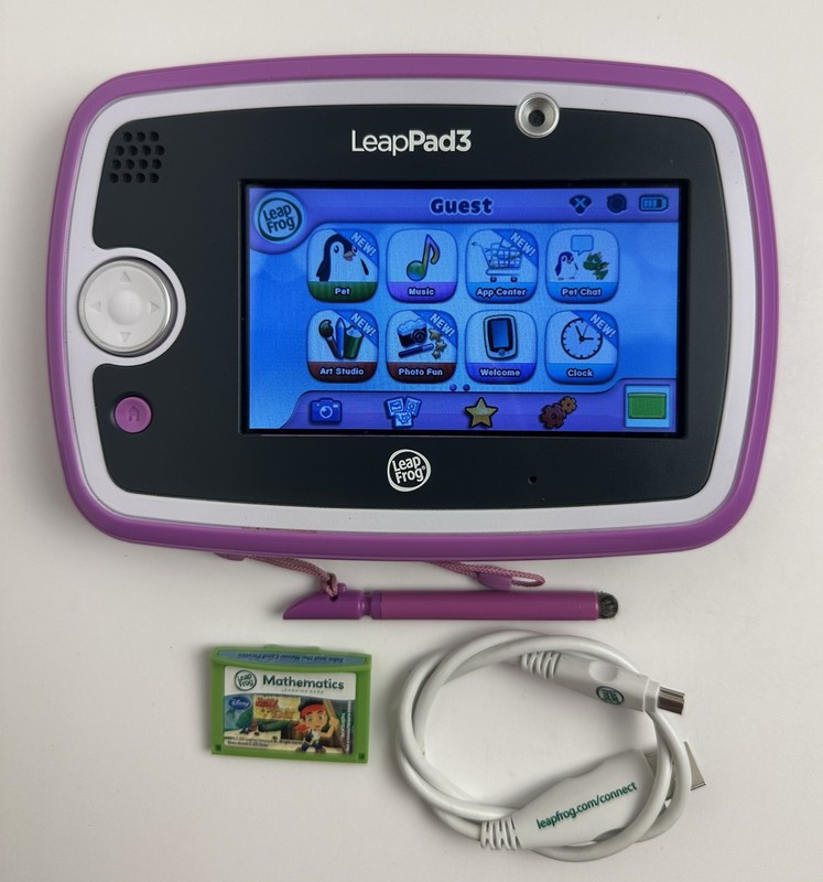 LeapFrog LeapPad3 Kids’ Learning Tablet W/ Cable ( Need To Delete Parent Lock )