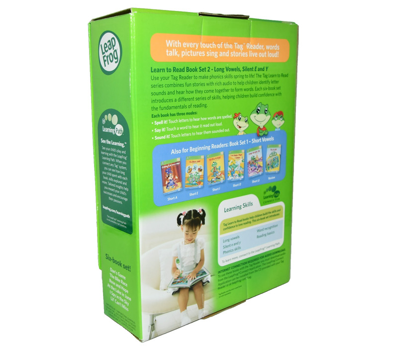 LeapFrog Tag & LeapReader Learn to Read Set 2 ~ Long Vowels ~6 Book Set - NEW gallery