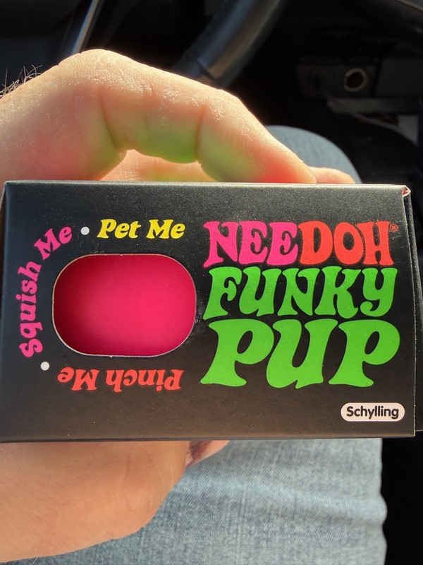 Schylling NeeDoh Funky Pup Squeeze Toy Pink Ages 3+ 3-11 Years 26024HY gallery