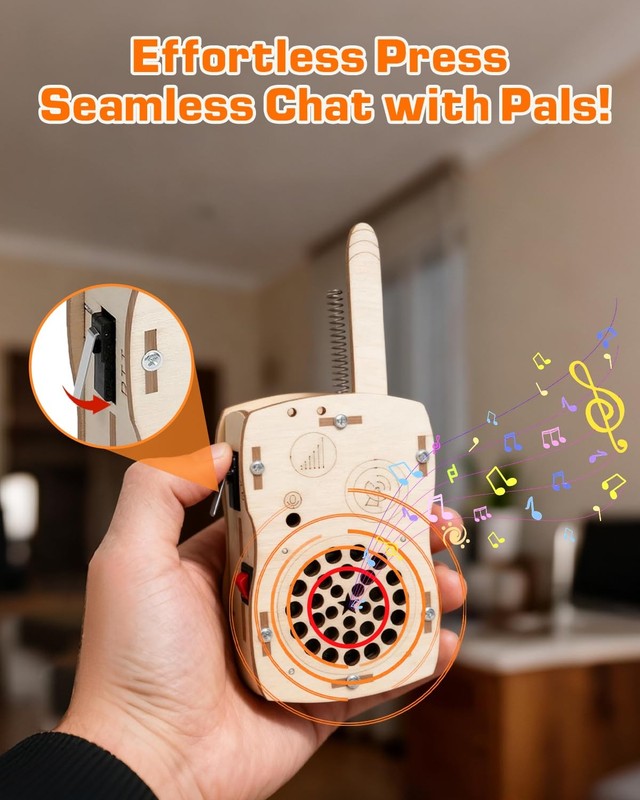 STEM Science Kits Toys DIY Walkie Talkie Kit for Kids Age 8-14, Science Proje... gallery