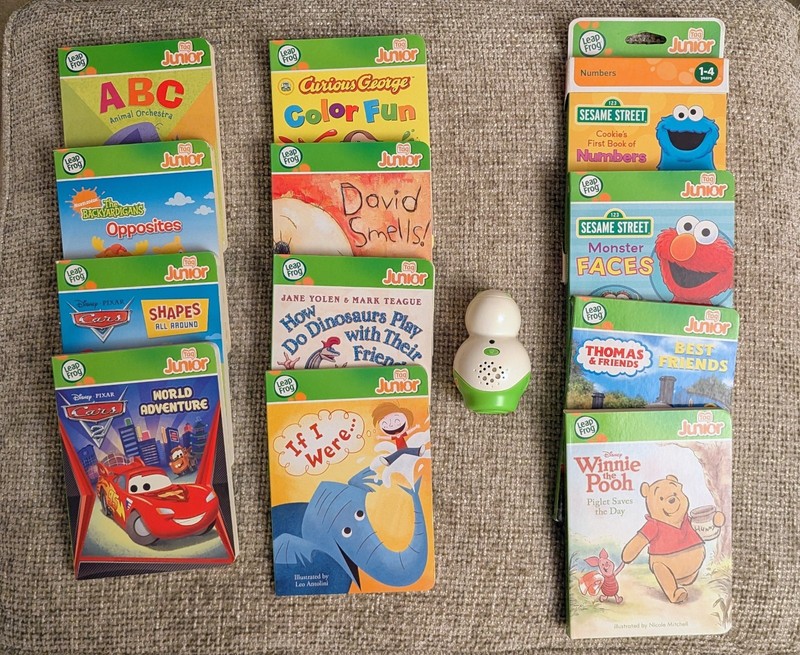 Leap Frog Tag Junior Reader wtih 12 Books – TESTED & WORKS w/ Disney & More!