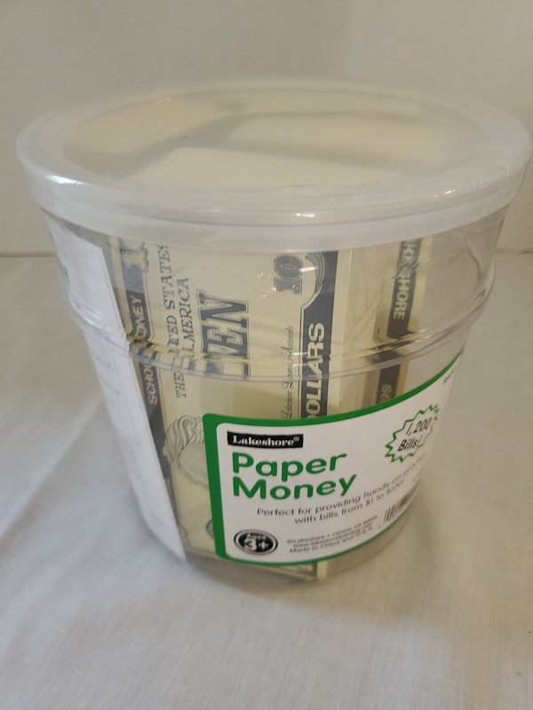 NEW LAKESHORE SCHOOL PAPER MONEY $1 $5 $10 $20 $50 $100 gallery