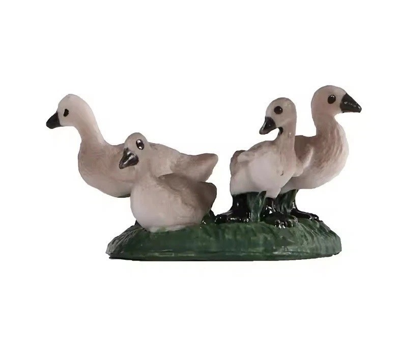 Little Swan Duck Wild Animal Figure Toy PVC Doll Small Figurine Birthday Gifts