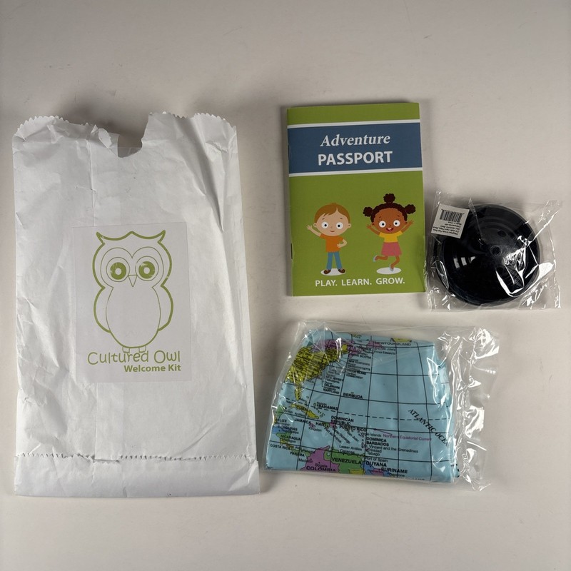 Cultured Owl Geography lot of 6 homeschool subscription kits NEW unopened gallery