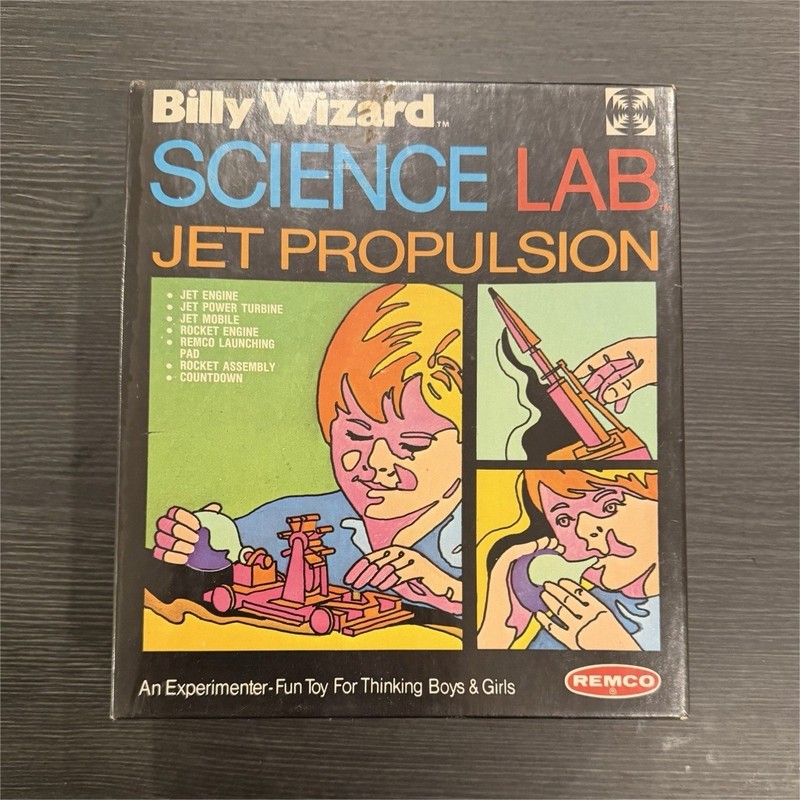 Billy Wizard Science Lab Jet Propulsion Toy Kit – Remco 1972 MPN 412